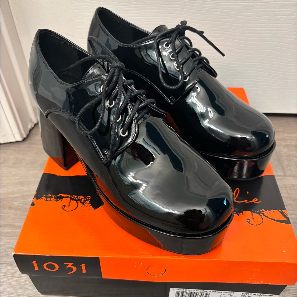 Ellie men’s 3” platform disco shoes
